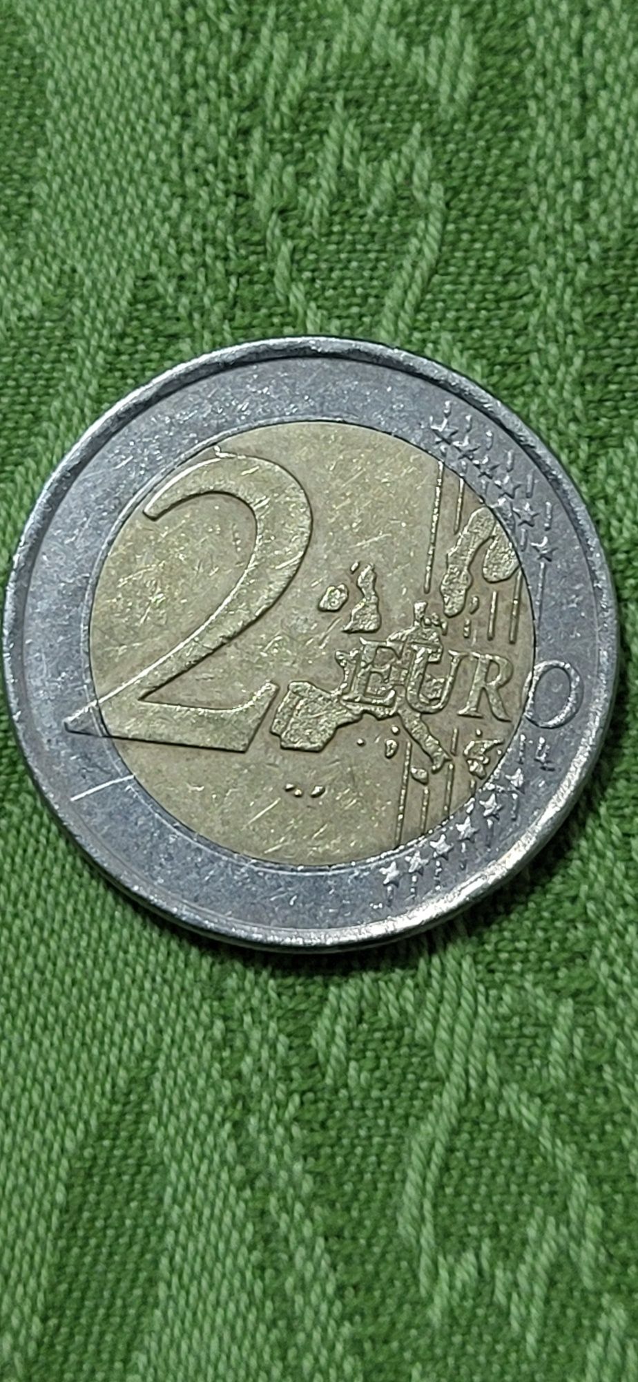 Moeda de 2€ com Erro de Cunhagem