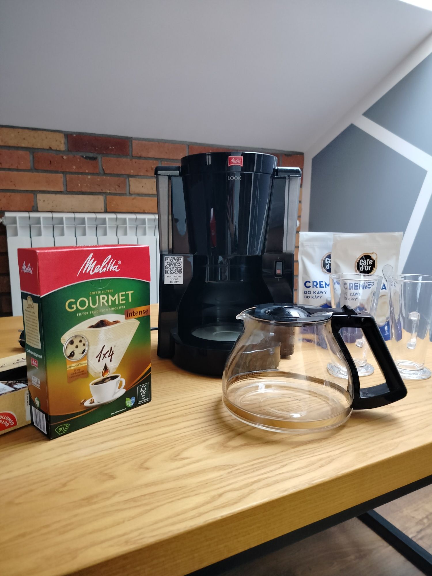 Ekspres do kawy przelewowy Melitta Look + GRATISY