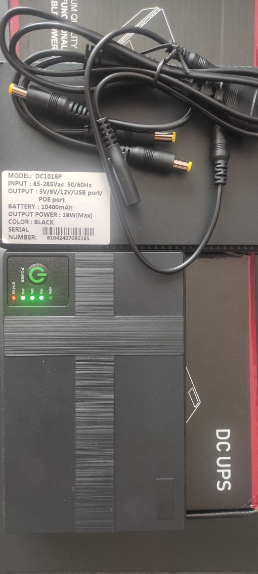UPS на 10400mAh 5V-9V-12V DC 1018P Безперебійник
