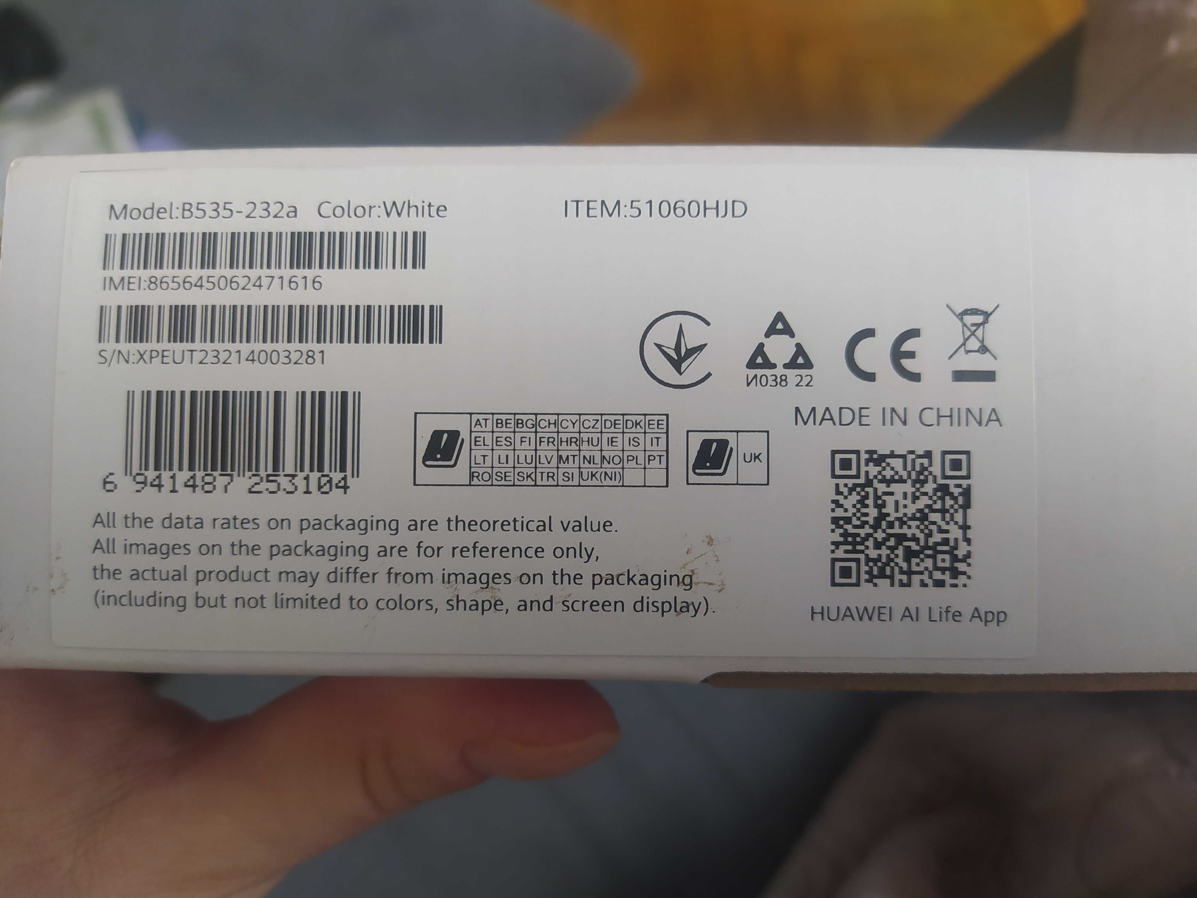 Router Huawei 4G model B535-232a biały