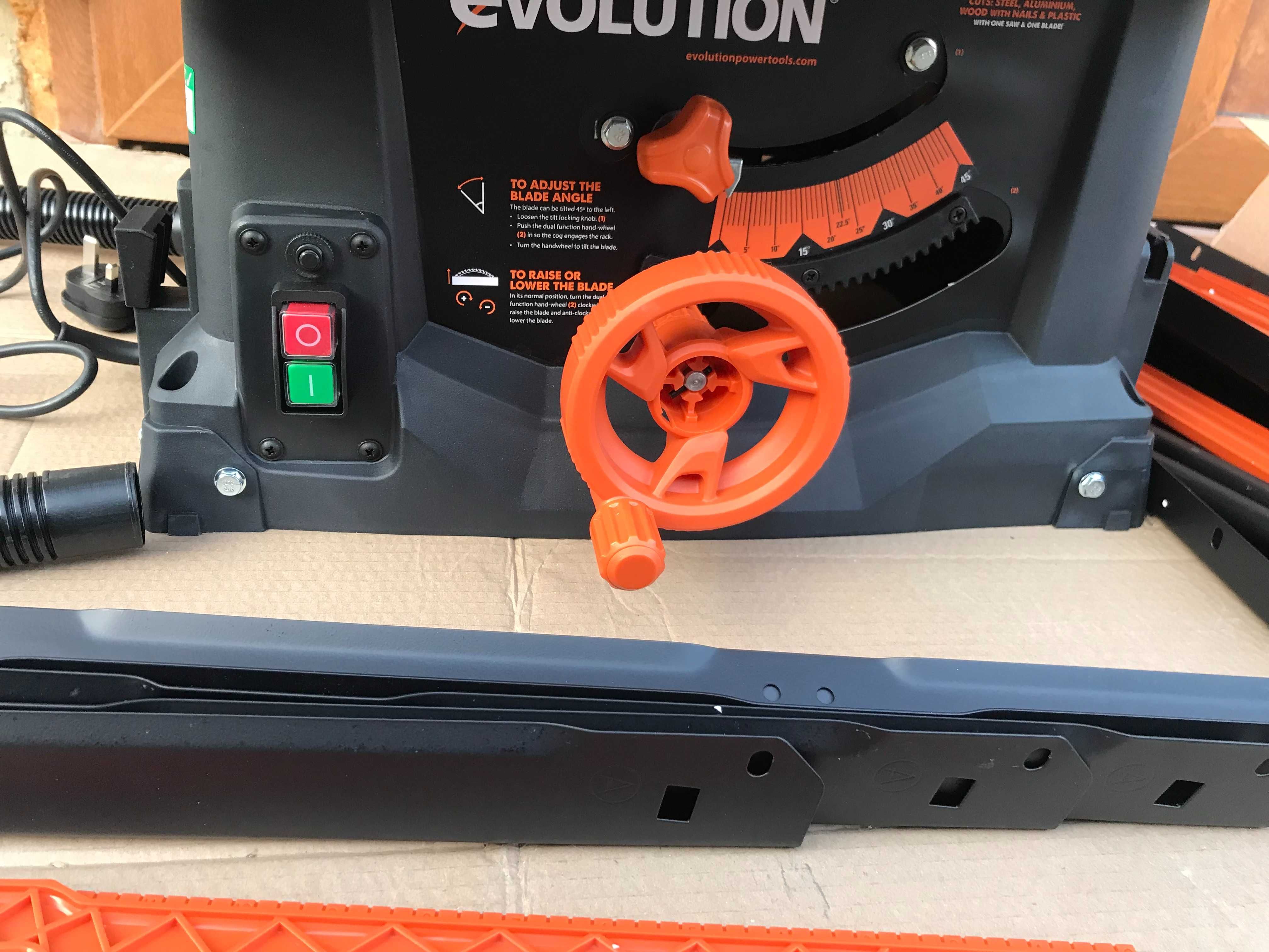 Пила настільна циркулярка Evolution R255MTS з Англії