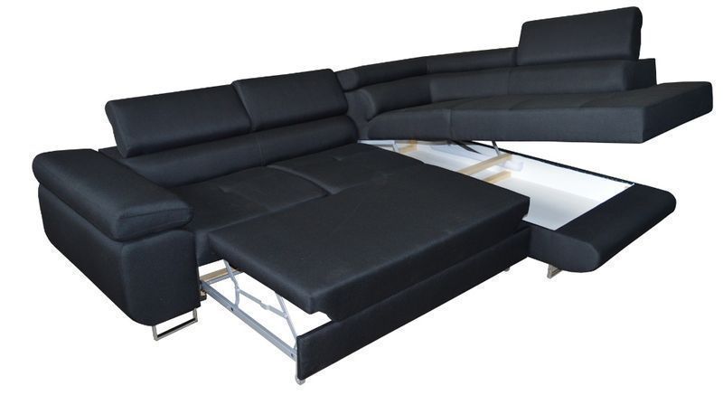 Narożnik MIAMI rogówka REGULOWANE zagłówki RUCHOME sofa od producenta