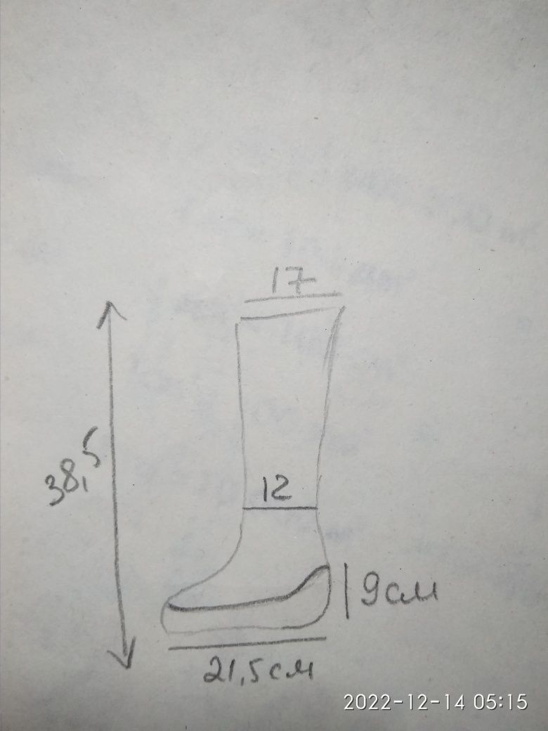 Сапоги, чобітки  зимові 36розмір ( устілка 21.5см)