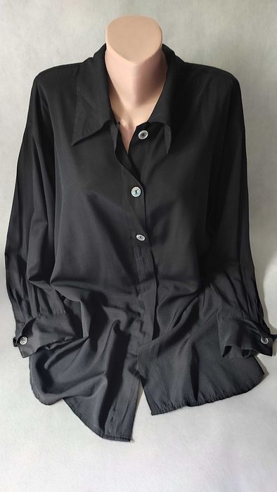 Bluzka damska koszula z długim rękawem plus size rozmiar 42/44