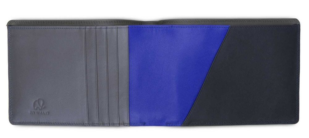 Carteira Passaporte homem com RFID em pele MYWALIT na cor Note