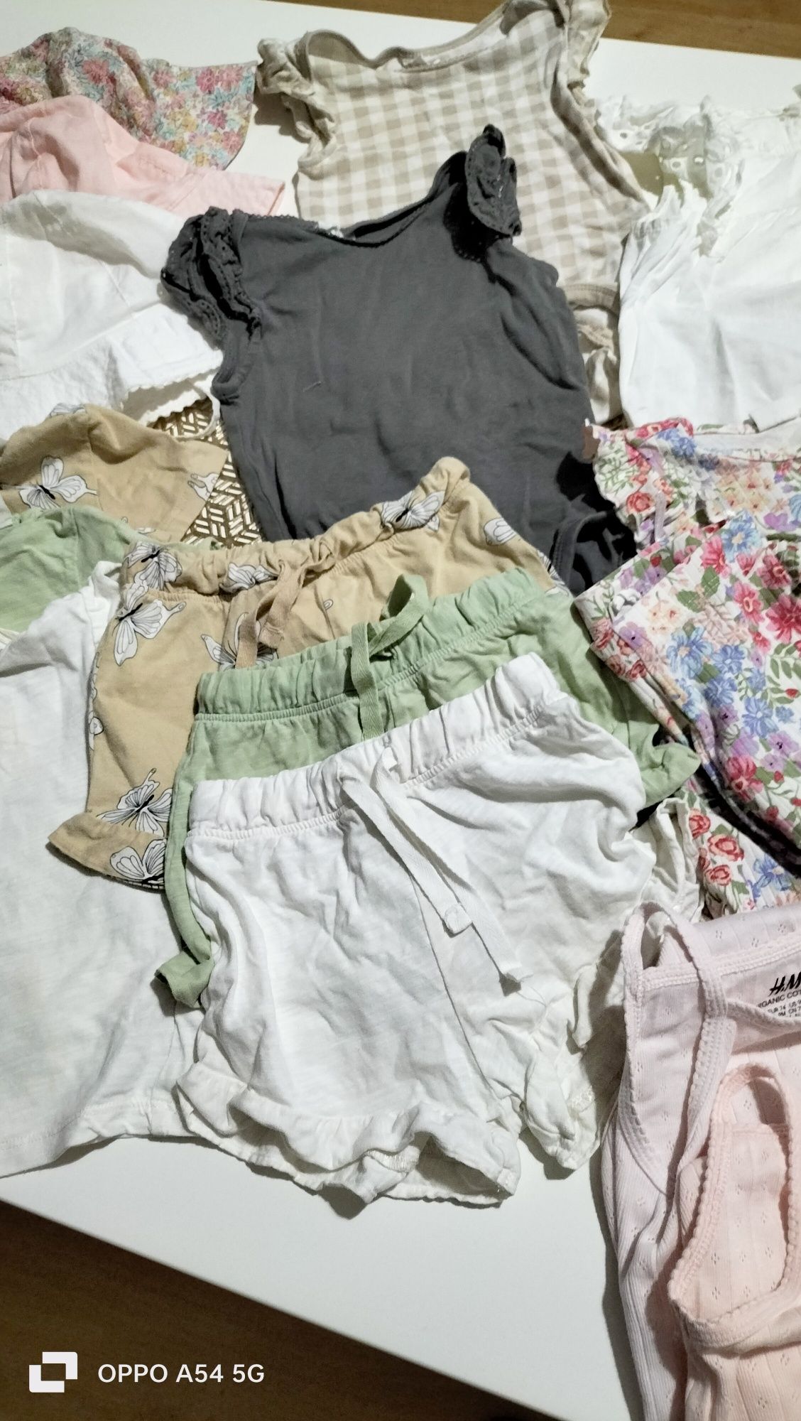 Paka na lato dla dziewczynki h&m 74