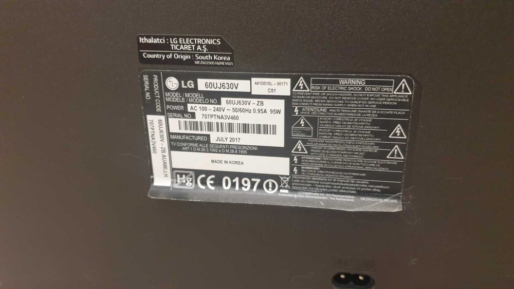 Телеівізор LG 60UJ630V