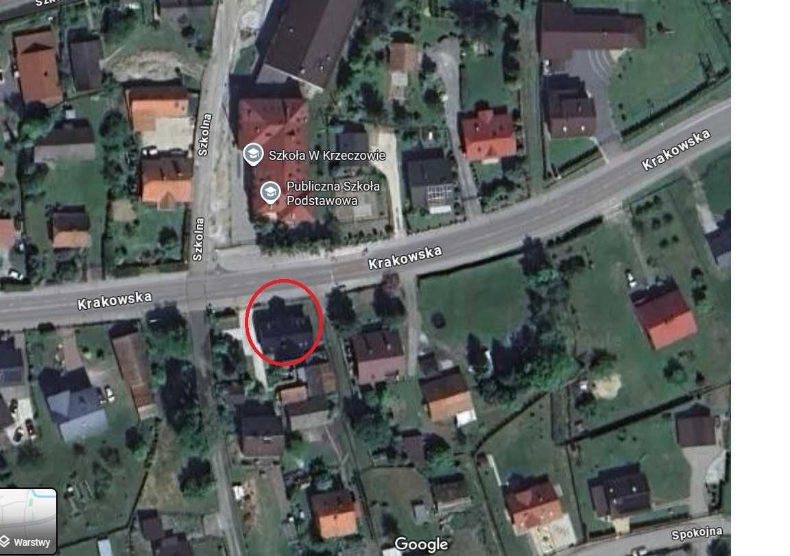 Do wynajęcia lokal w Krzeczowie  k. Bochni przy szkole podstawowej.