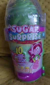 lalka sugar surprise z masą +akcesoria nowa zielona