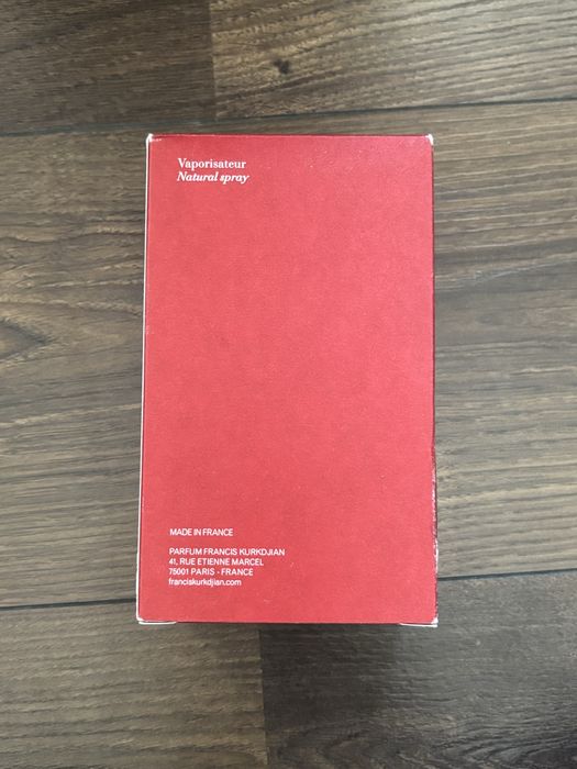 Perfume "Baccarat
Rouge 540"