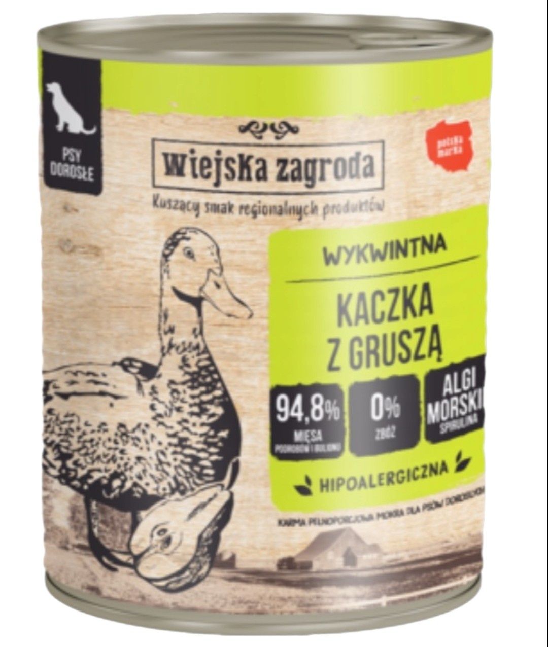 Wiejska Zagroda Kaczka z gruszką 800g