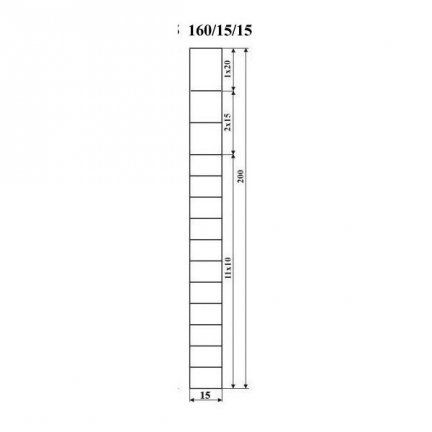 siatka leśna wysokość160cm/15/15 chełst wieleń dredenko krzyż