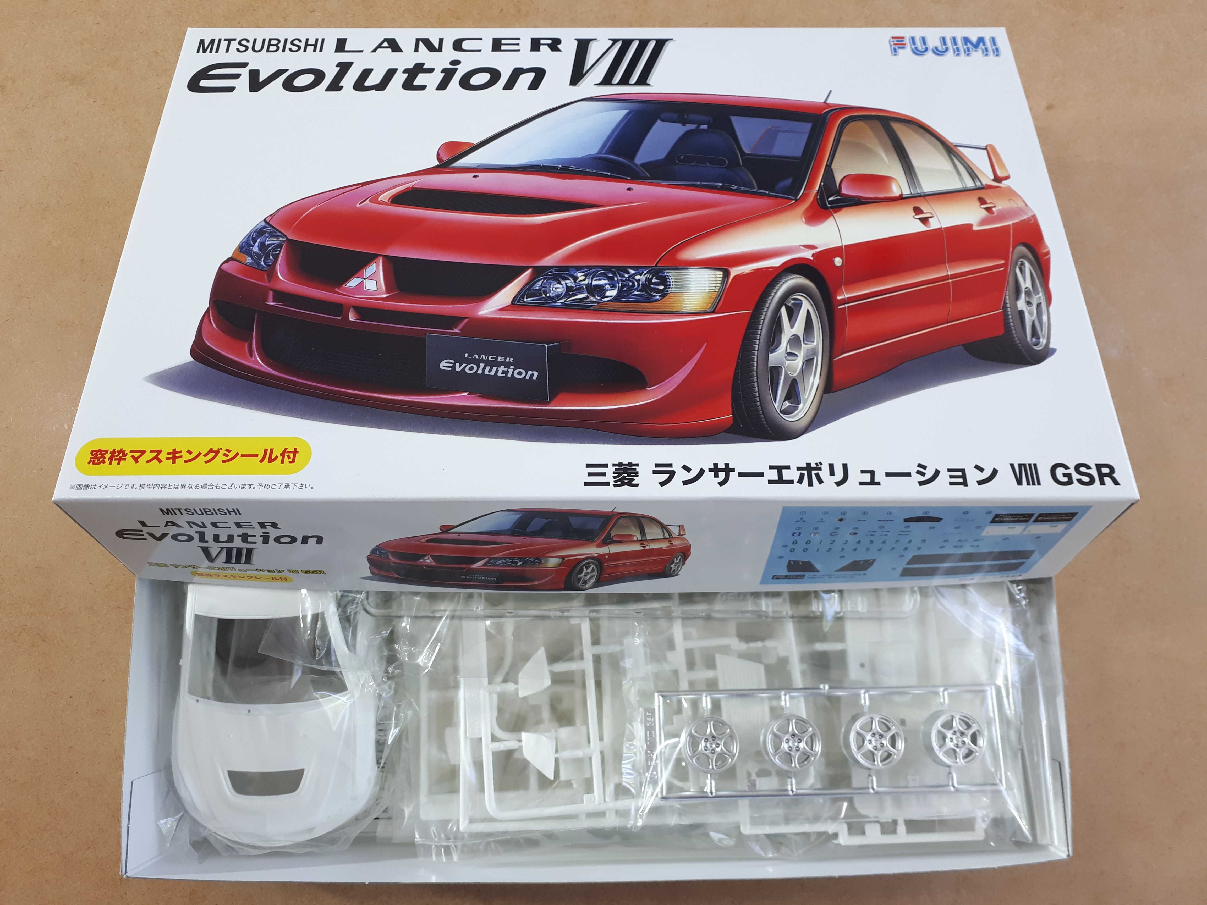 Збірні моделі автомобілей Mitsubishi, Honda, Mazda (масштаб 1/24)
