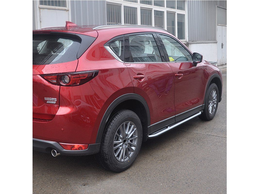 Бічні пороги для Mazda CX-9 2017-м. Cixtai Алюміній (2 шт)