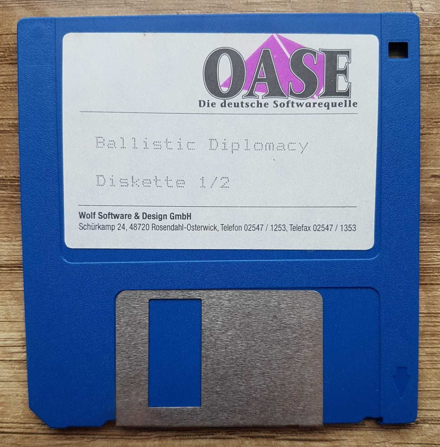 Ballistic Diplomacy gra Amiga prezent NIE DZIAŁA