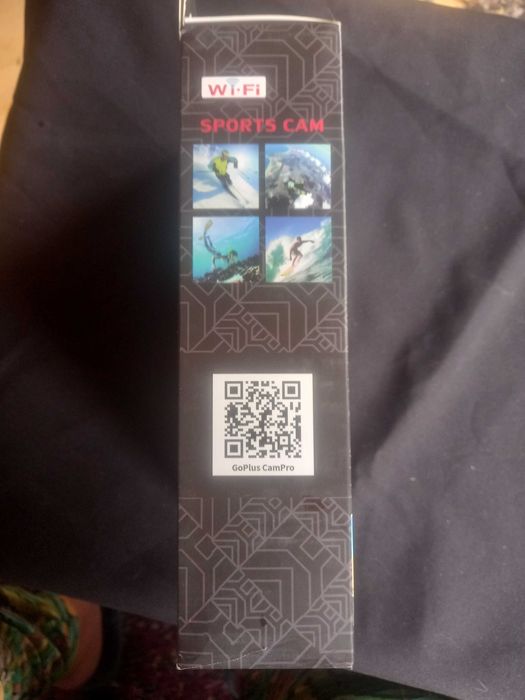 Câmera de desporto 4K, nova.