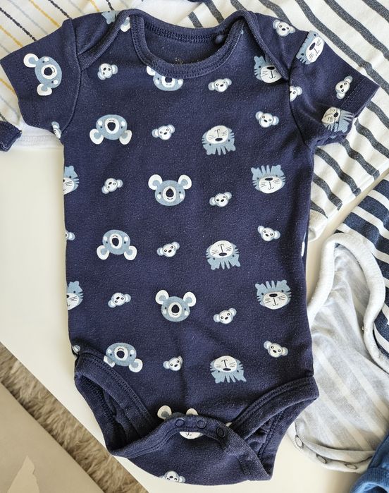 Komplet, zestaw niemowlęcy; 6 x body; 74; Baby Bear Leon, Matalan