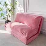 Sofa Futon różowa materac fotel 135x240cm NOWA