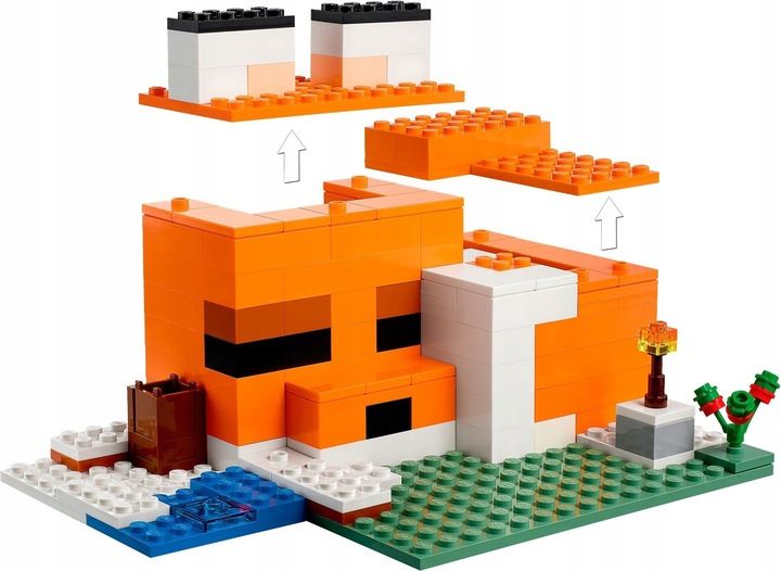 Lego Minecraft Siedlisko Lisów 21178