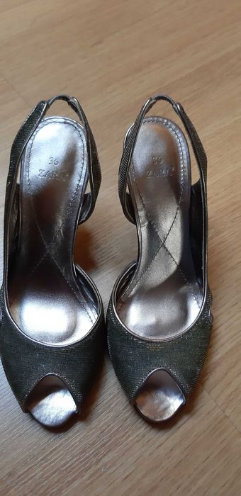 sapatos de salto alto novos, zara, 36