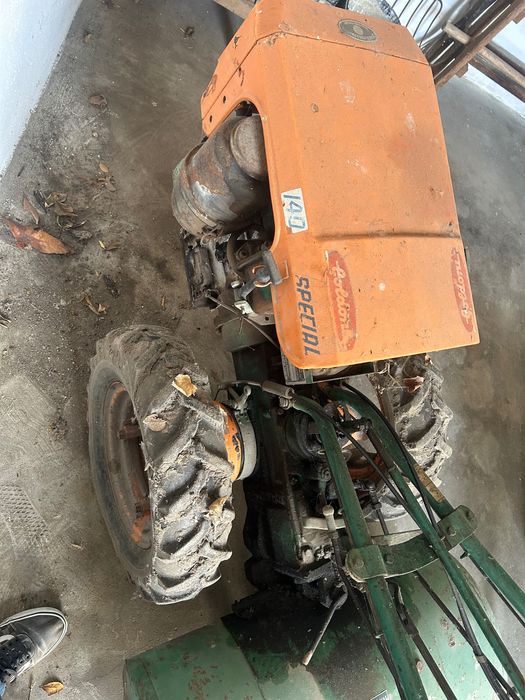 Motocultivador com freza