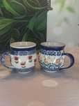 *Bolesławiec Kubek ceramiczny czeski 500 ml dwupak ceramika Bolesławie