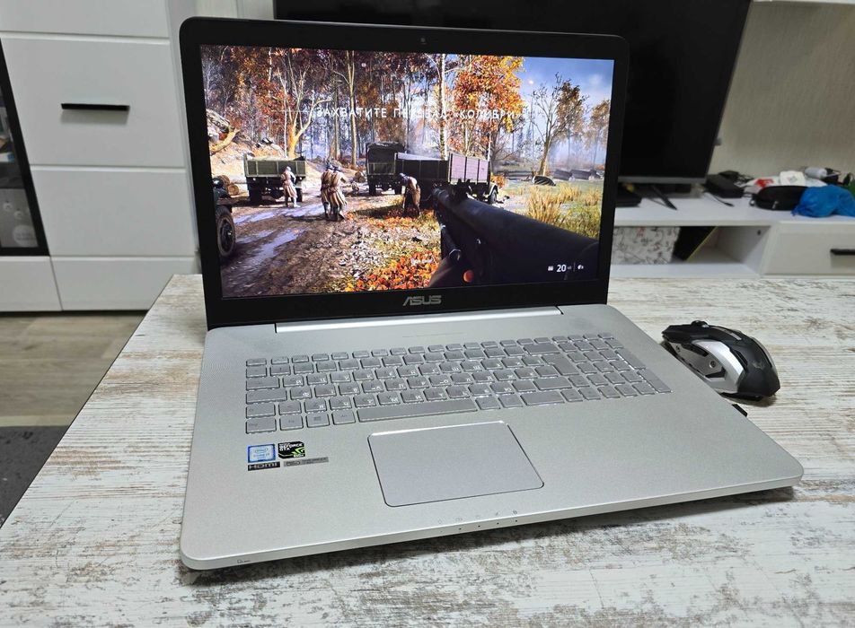 17.3 IPS Игровой Asus (Core i7/Nvidia GTX 4GB/12GB DDR4/SSD 128GB+1TB)