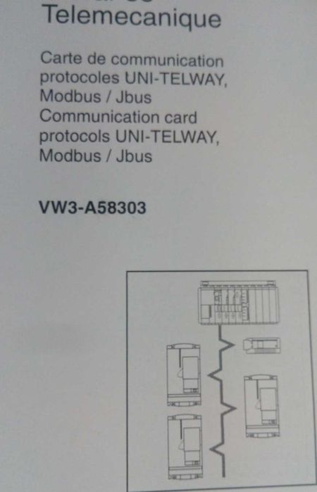 VW3A58303 Опція зовнішньої карти зв'язку Uni-Telway