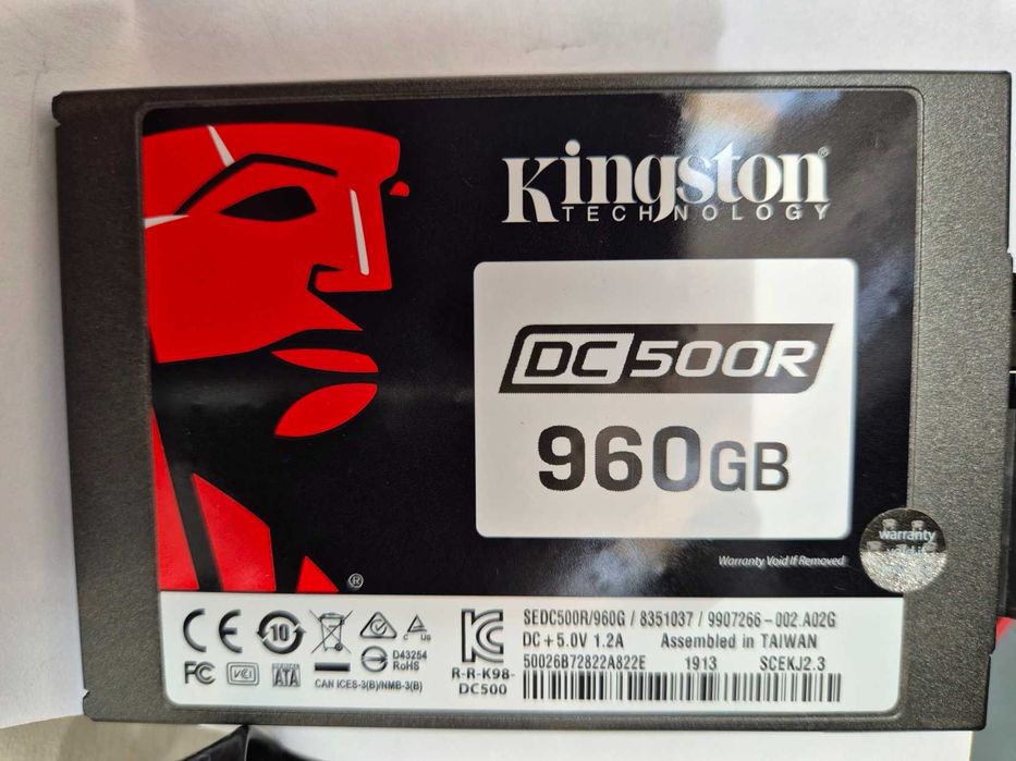 SSD  Kingston DC500R 960 GB  2,5"  SATA rev. 3.0 Data Center