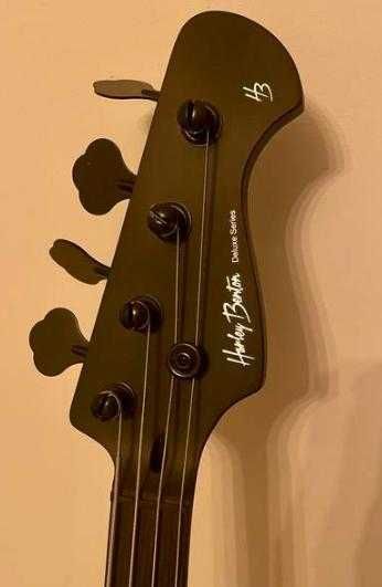 Gitara basowa Harley Benton Deluxe Series + wzmacniacz