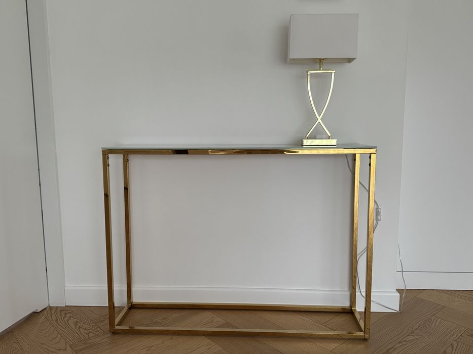 Konsola złota glamour