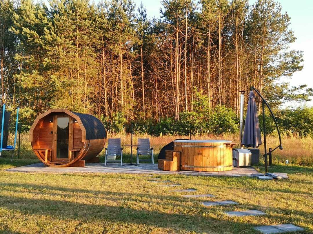 KOMPLET SPA JACUZZI SAUNA BECZKA od producenta transport