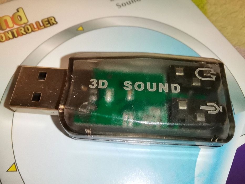 Звуковая карта USB Внешняя Быстрая Замена Сгоревшей Звуковой Карты