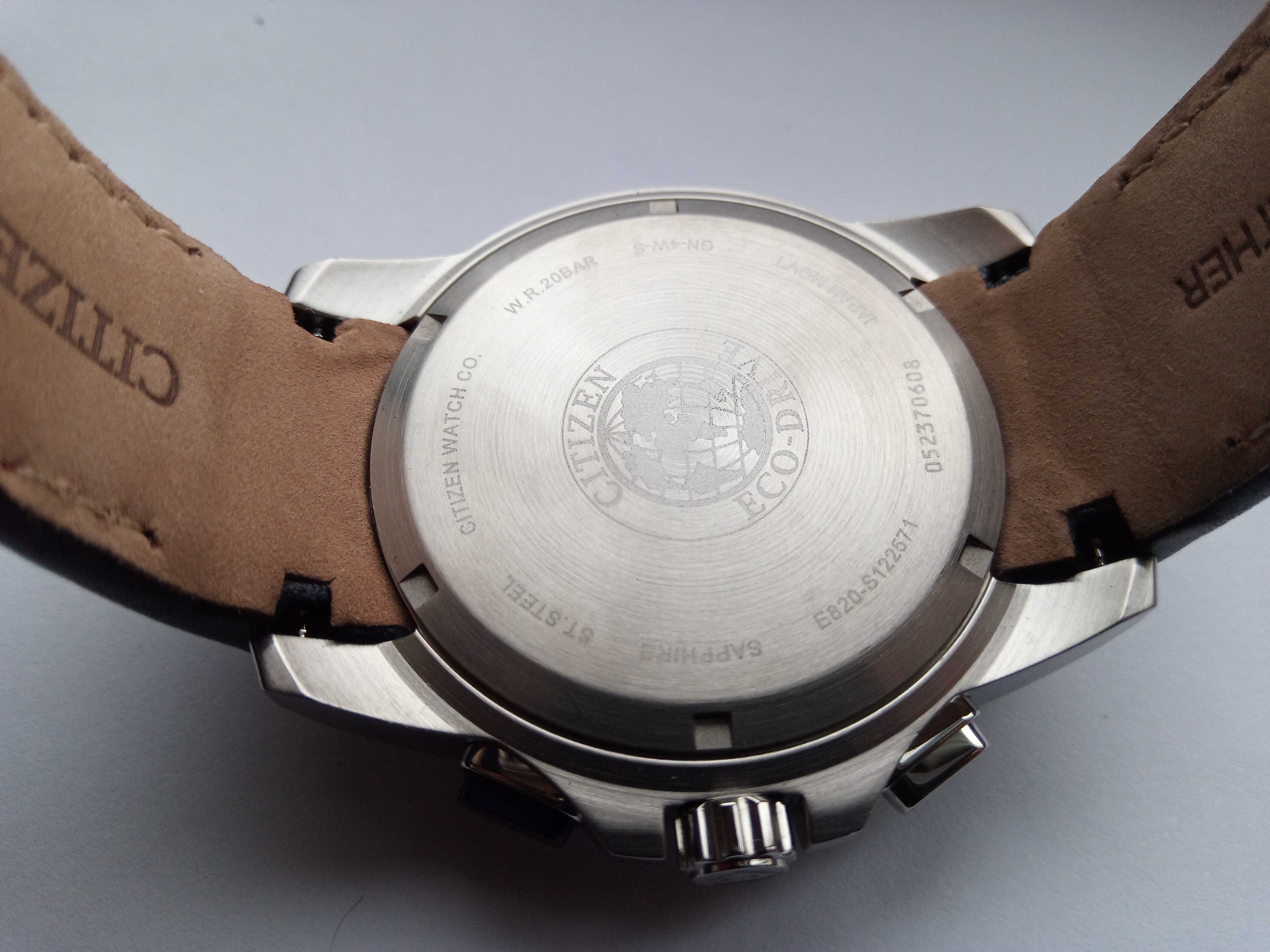 Citizen Eco-Drive BL5571-09L - сапфир, вечный календарь, второе время