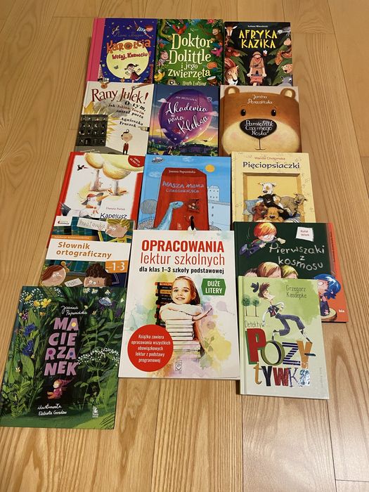 Zestaw lektur szkolnych dla klas 1-3, edukqcja wczesnoszkolna