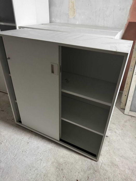 Komoda aktowa biała 120x160 komody aktowe biurowe metalowe Dynamobel