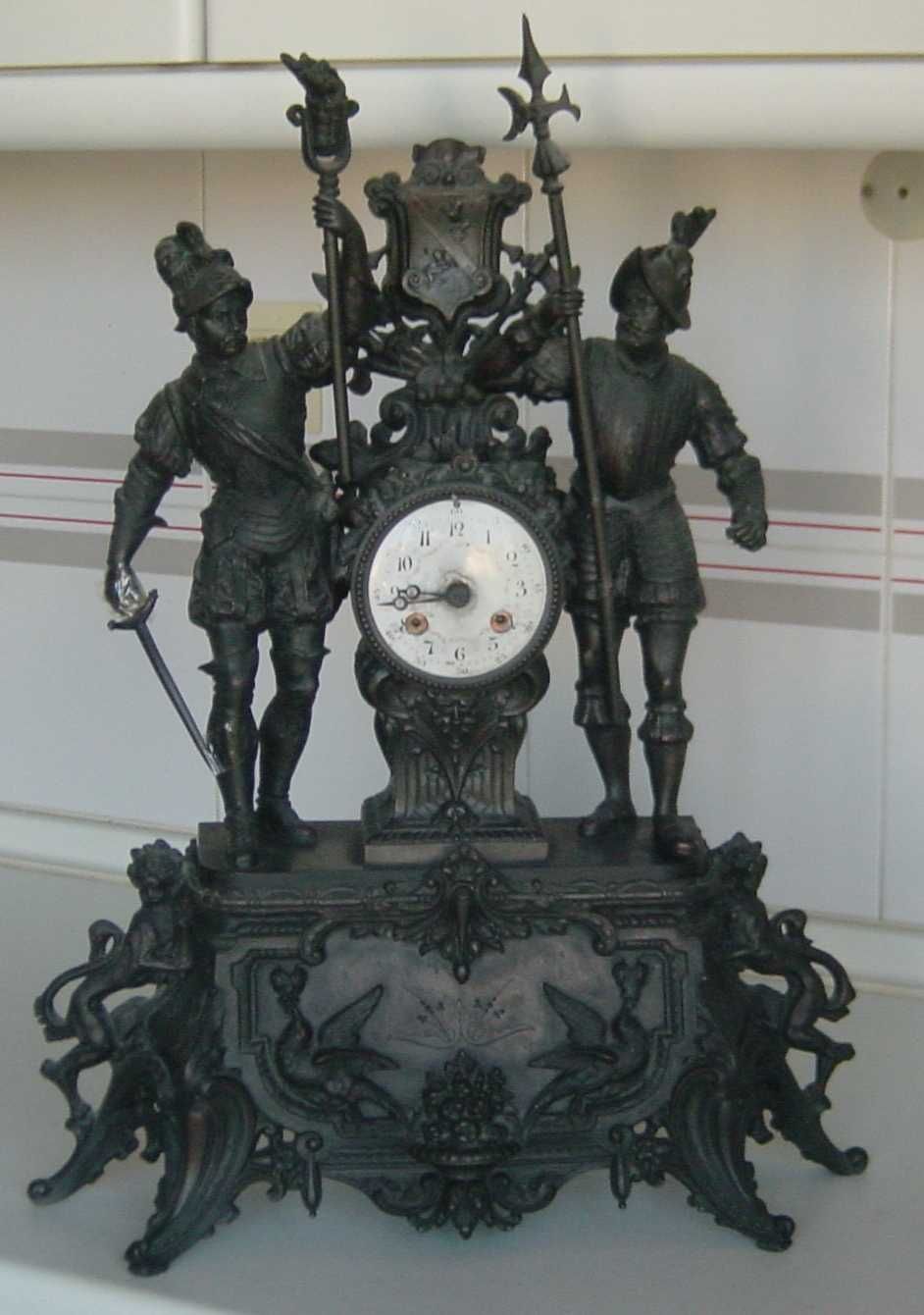 Caixa de Relógio em bronze, Séc XIX origem França BRUNFAUT e numerado!