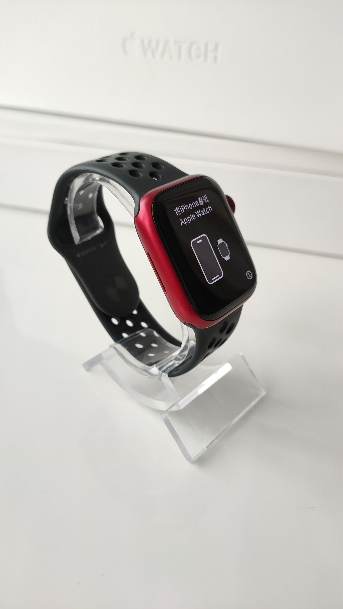 Apple watch series 7 41mm Red product Nike епл воч годинник эпл