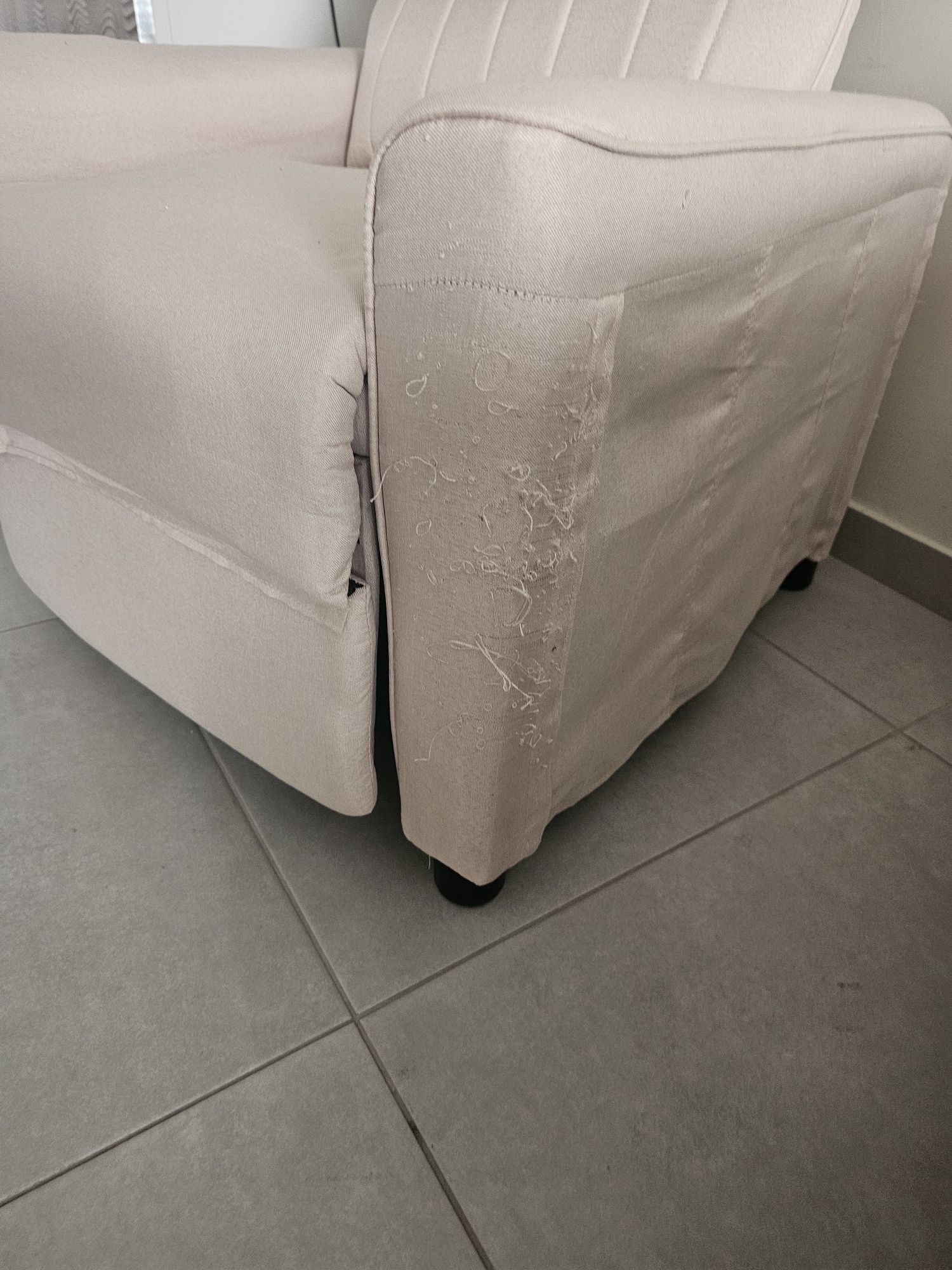 Cadeirão de massagens a funcionar