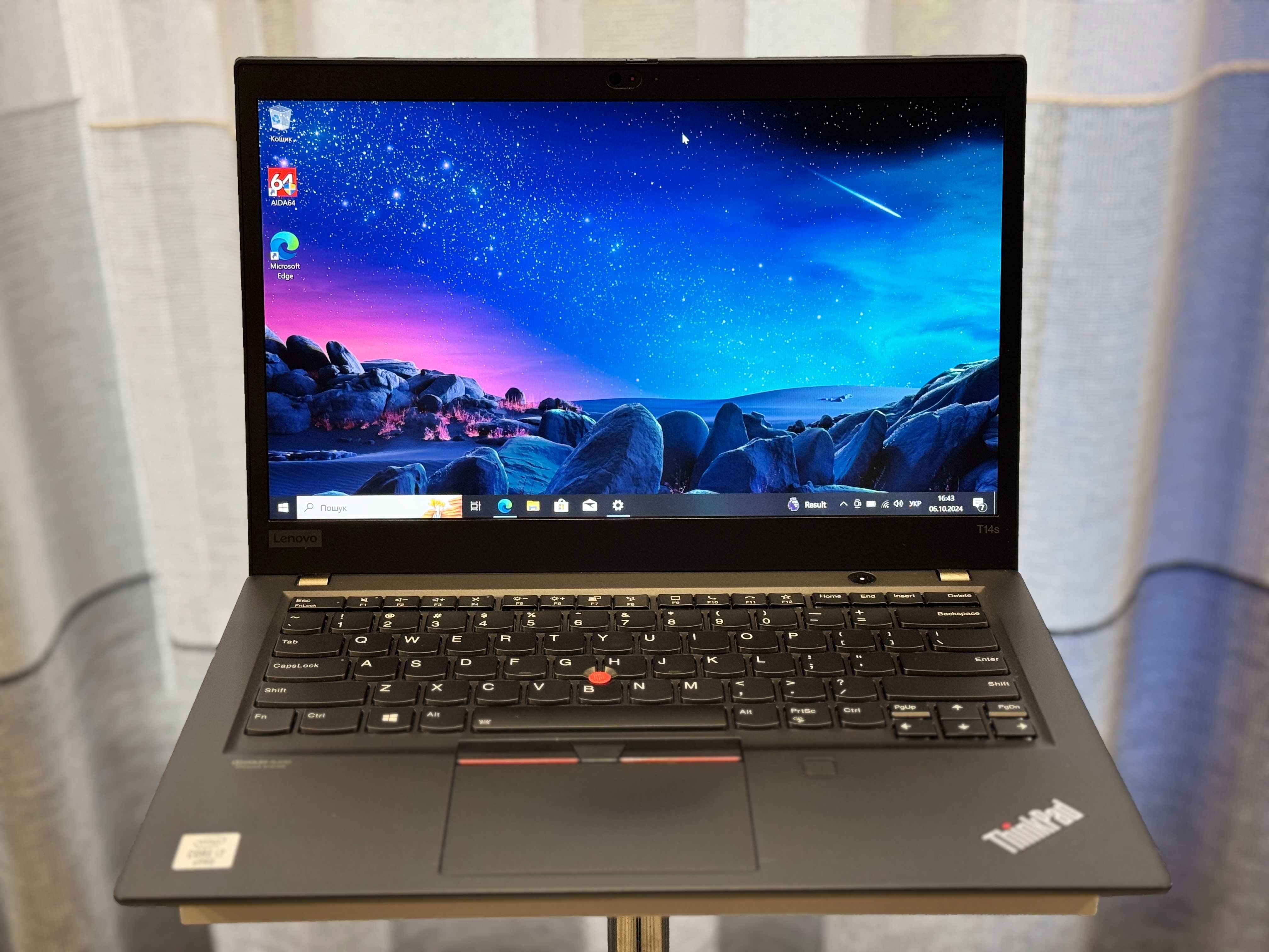 Ноутбук Lenovo ThinkPad T14s | i7-10610U | Ram-16 SSD-512 | FHD IPS