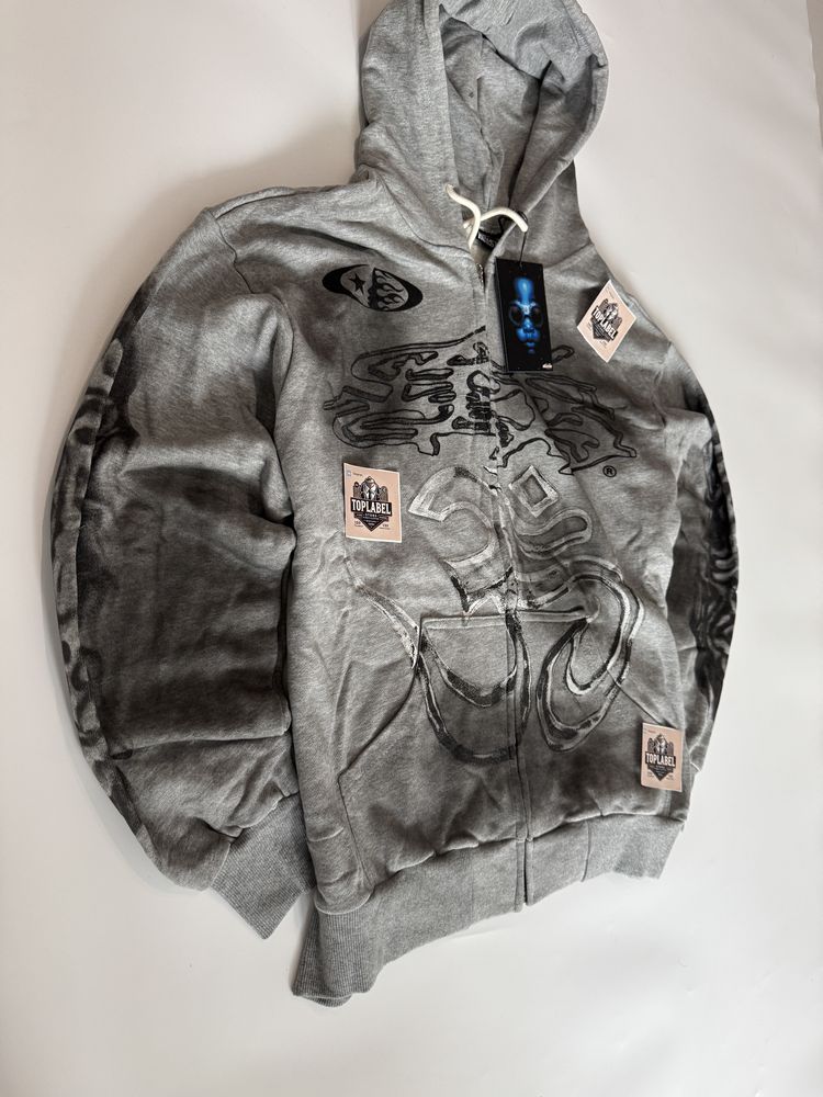 Не звичайна зіп-Худі Hell Star 35. Розмір S/M/L/XL