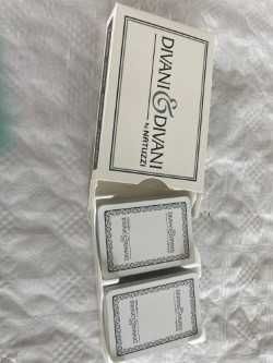 Dois Conjuntos de Cartas DIVANI & DIVANI BY NATUZZI
