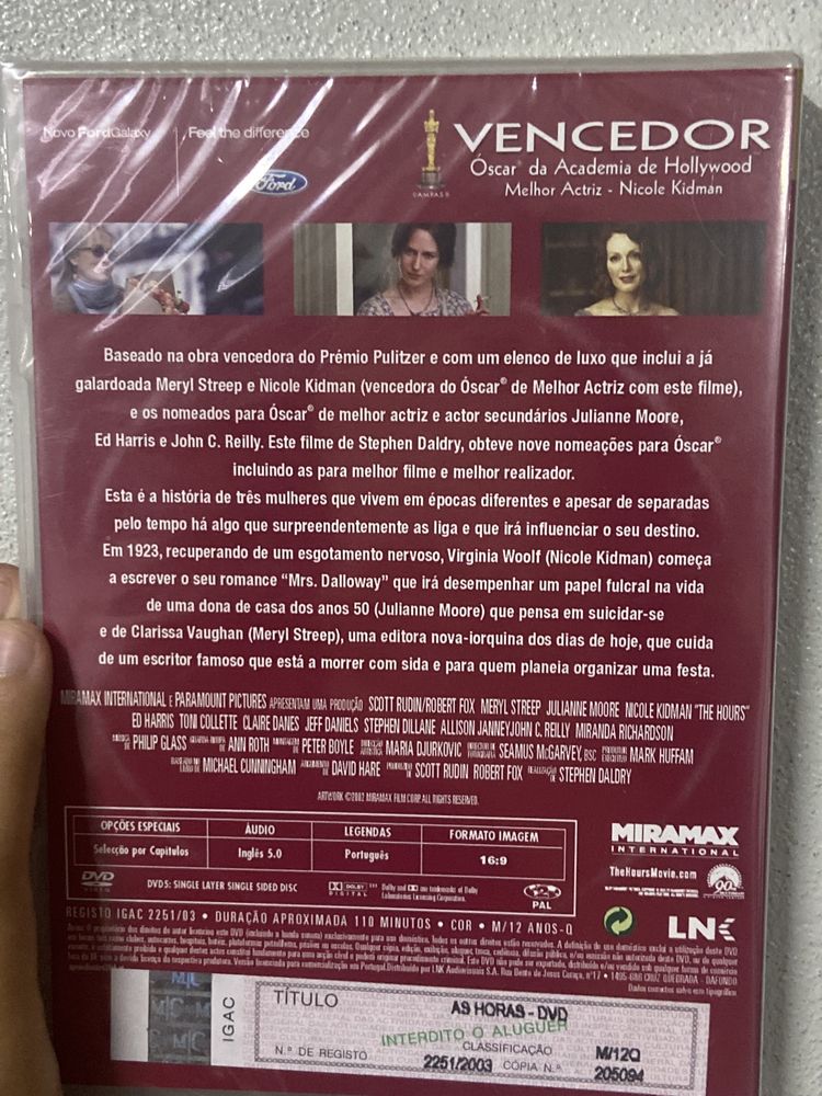 DVD as horas (preço negociavel)