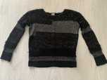 Czarno- srebrno-zloty sweter damski Vero Moda