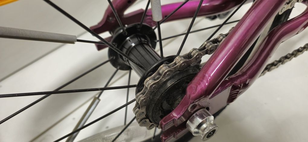 Kubikes Lekki Rower Dla Dzieci 16" L MTB fioletowy