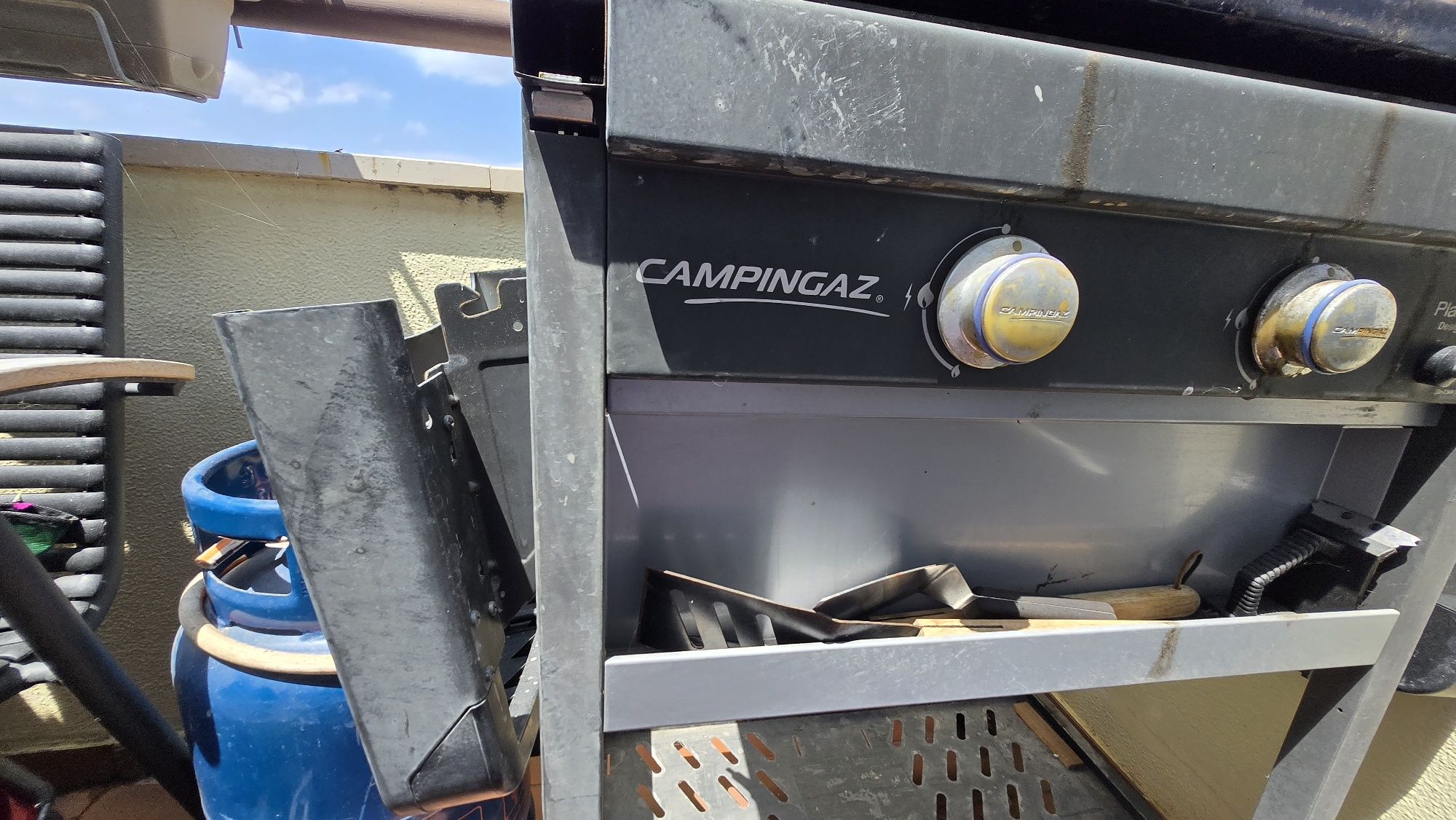 Plancha Camping gaz doble