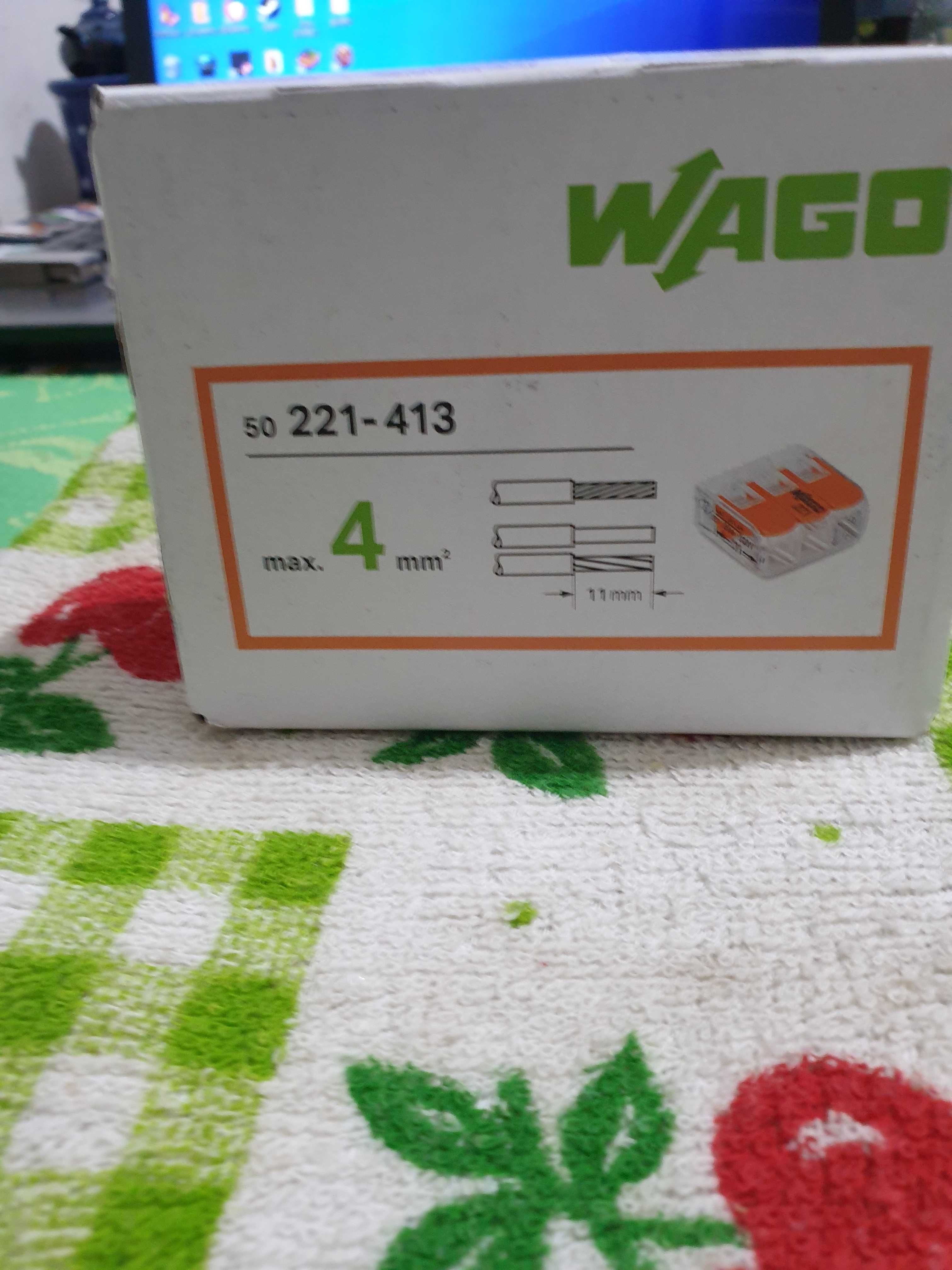 Caixa wago 3 entradas nova