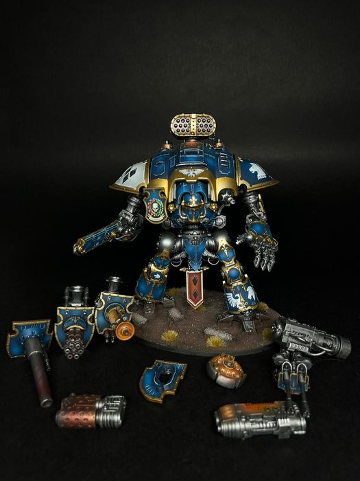 Warhammer 40k Imperial Knights Knight Questoris malowanie figurek