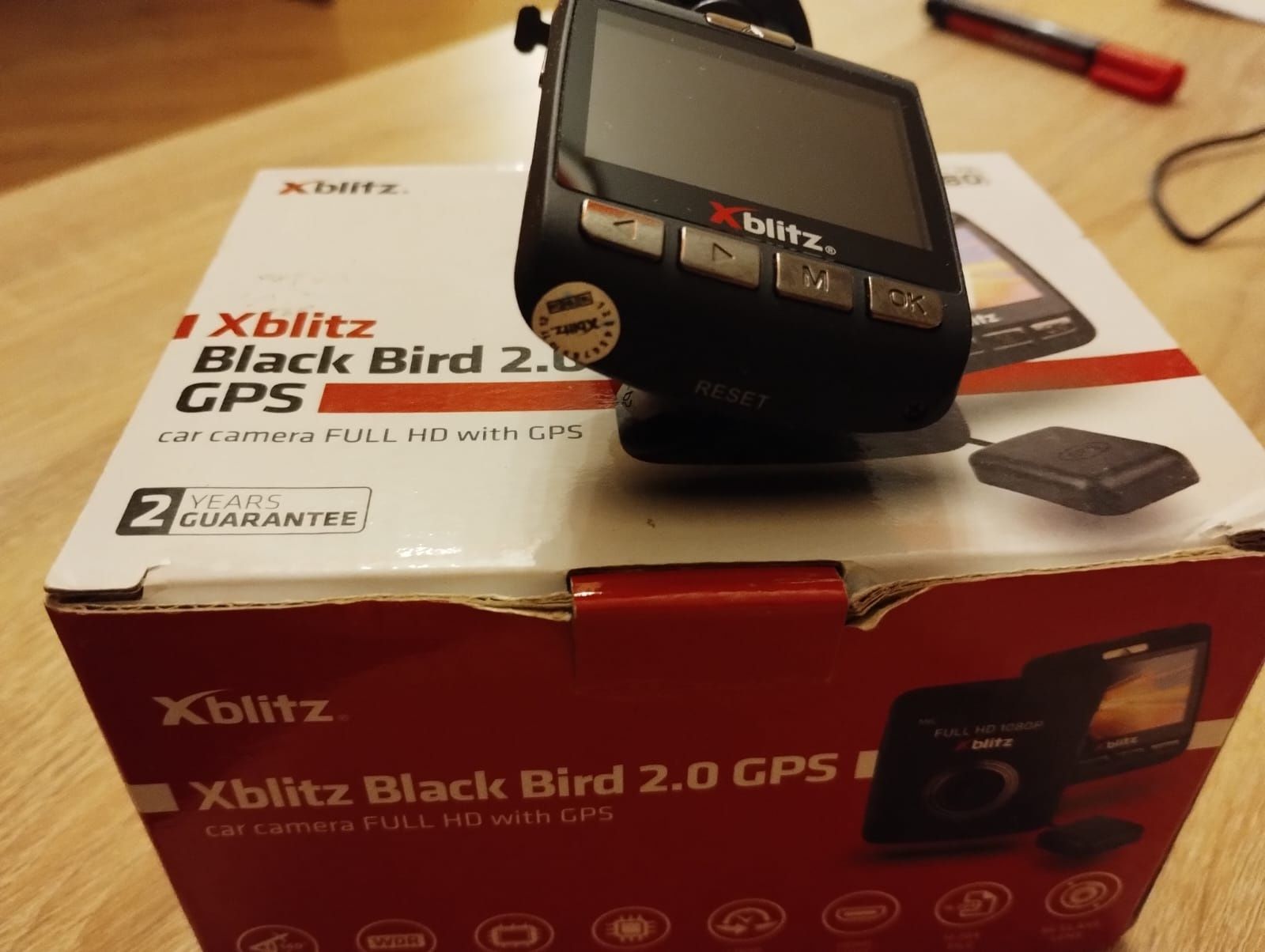 Wideorejestrator xblitz black bird 2.0 Gps