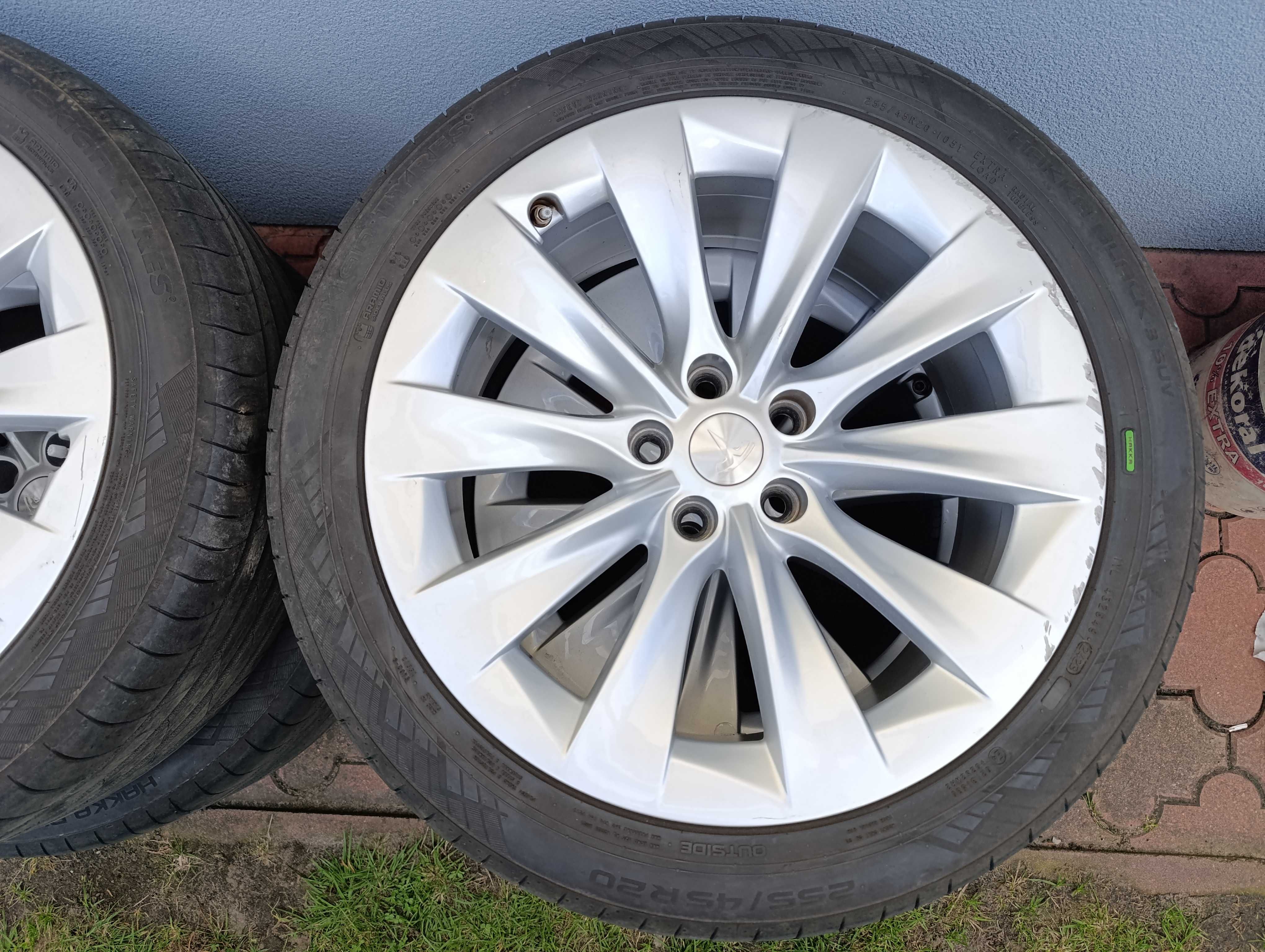 4x NOWE Koła Felgi TESLA X opony Lato Oryginalne 255 i 275/45 R20